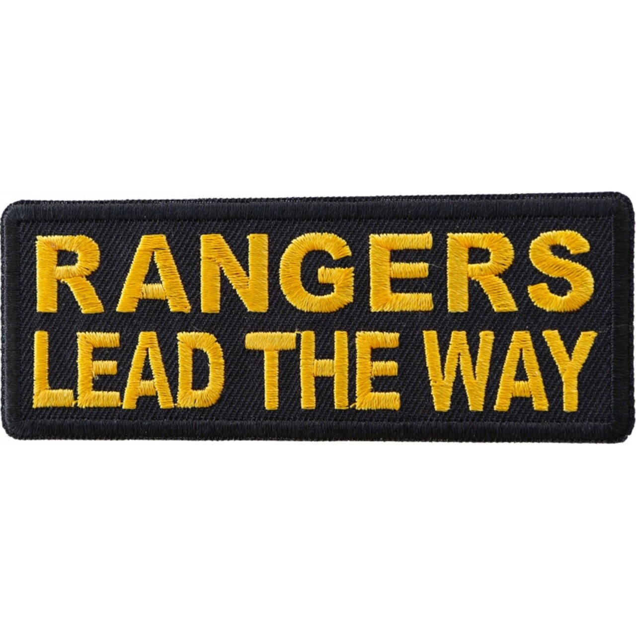 Patch, Embroidered Patch (Iron-On or Sew-On), Rangers Lead The Way (U.S. Army), 4" x 1.5"